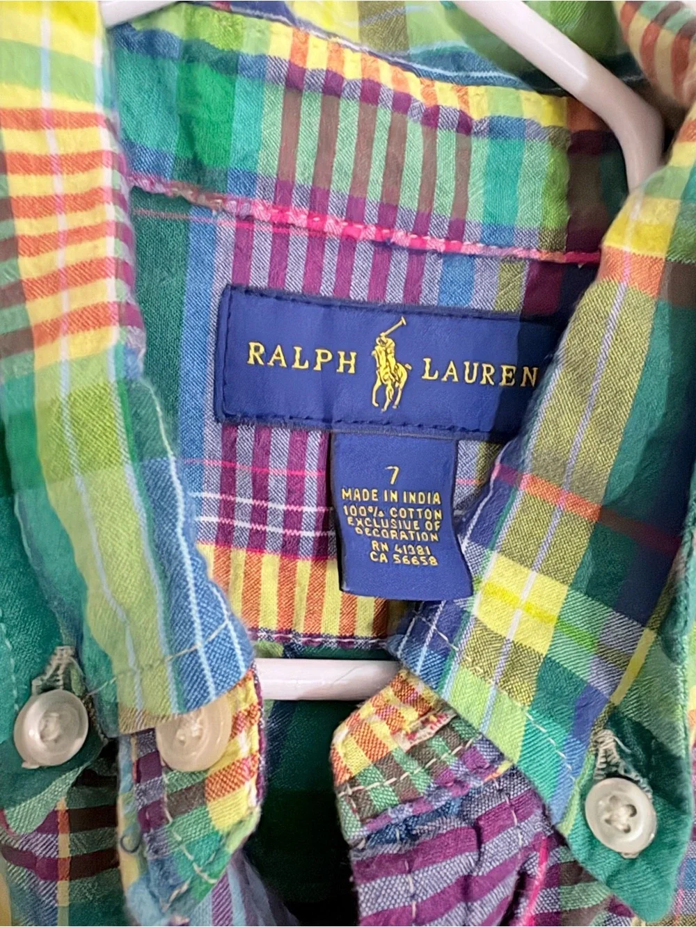 Kids Ralph Lauren Plaid Button-Down Shirt